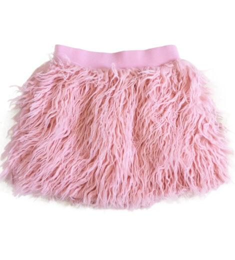 Tutu Kids Girls Fur Skirt