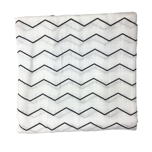 Newborn Baby 100% Muslin Cotton Waves Swaddles
