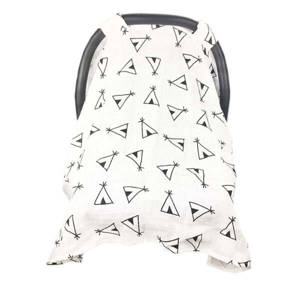 Breathable Muslin Cotton Baby Car Seat Canopy Tent Stroller Cover