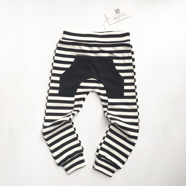 Stripe Pure Cotton Baby Kids Fashion Harem Pants