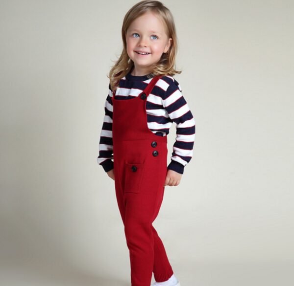 Suzykids Baby Rose Girl Pure Cotton Cool Knitting Overalls Rompers