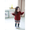 Suzykids Winter Autumn Rose Cotton Knitting Kids Bunny Ears Sweater - Image 2