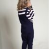 Suzykids Baby Navy Unisex Navy Pure Cotton Cool Knitting Overalls Rompers - Image 2